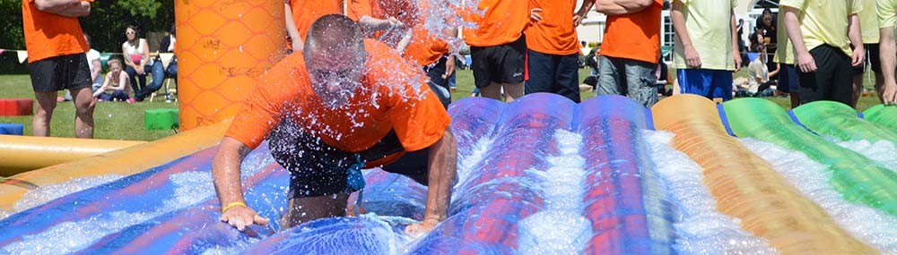 total wipeout team building accolade corporate events big lots christmas inflatables