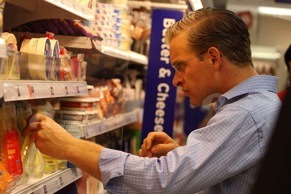 Selecting ingredients at charity team apprentice even