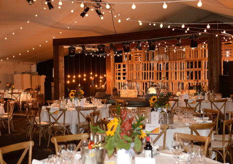 Country Chic Corporate Event Setting