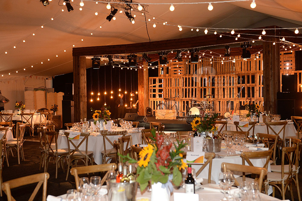 Country Chic Corporate Event Setting