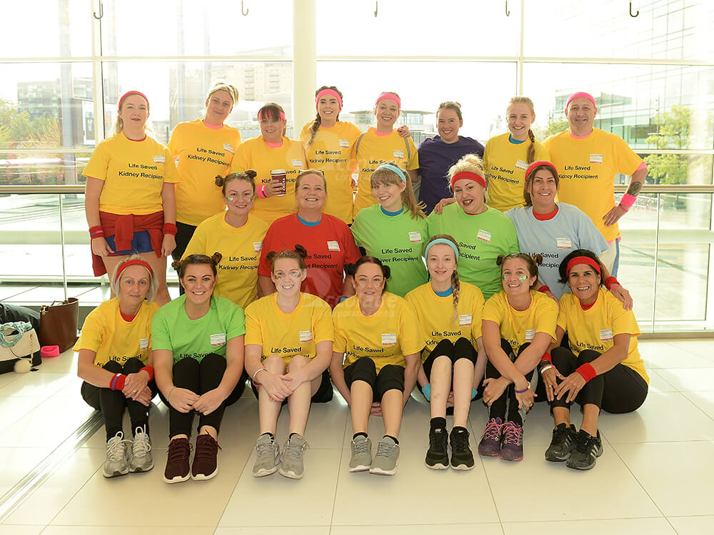 Team photo at It's a Knockout team building event