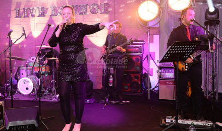 Lead singer at Live Lounge Company Party