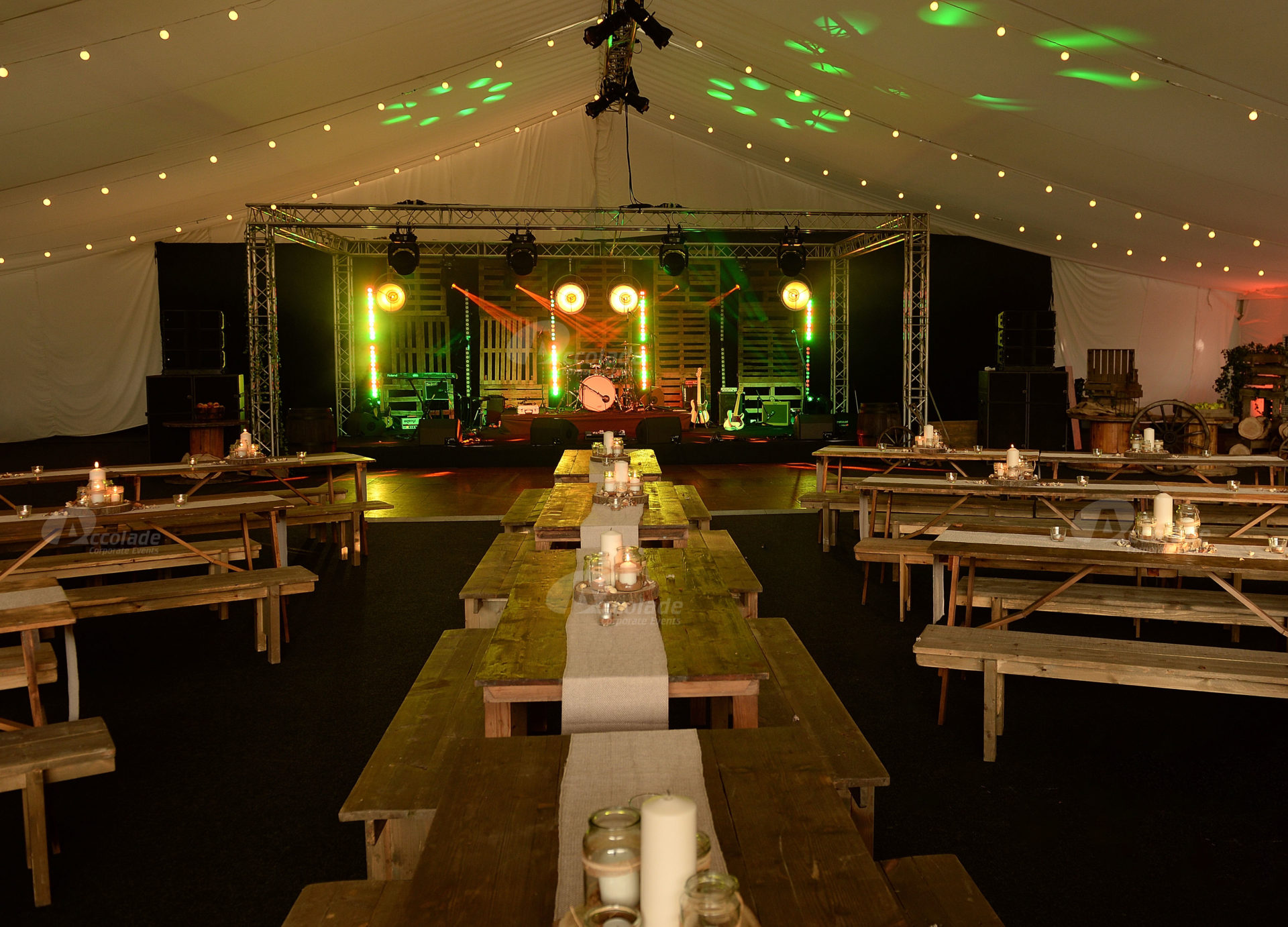 Indoor Festival Accolade Corporate Events