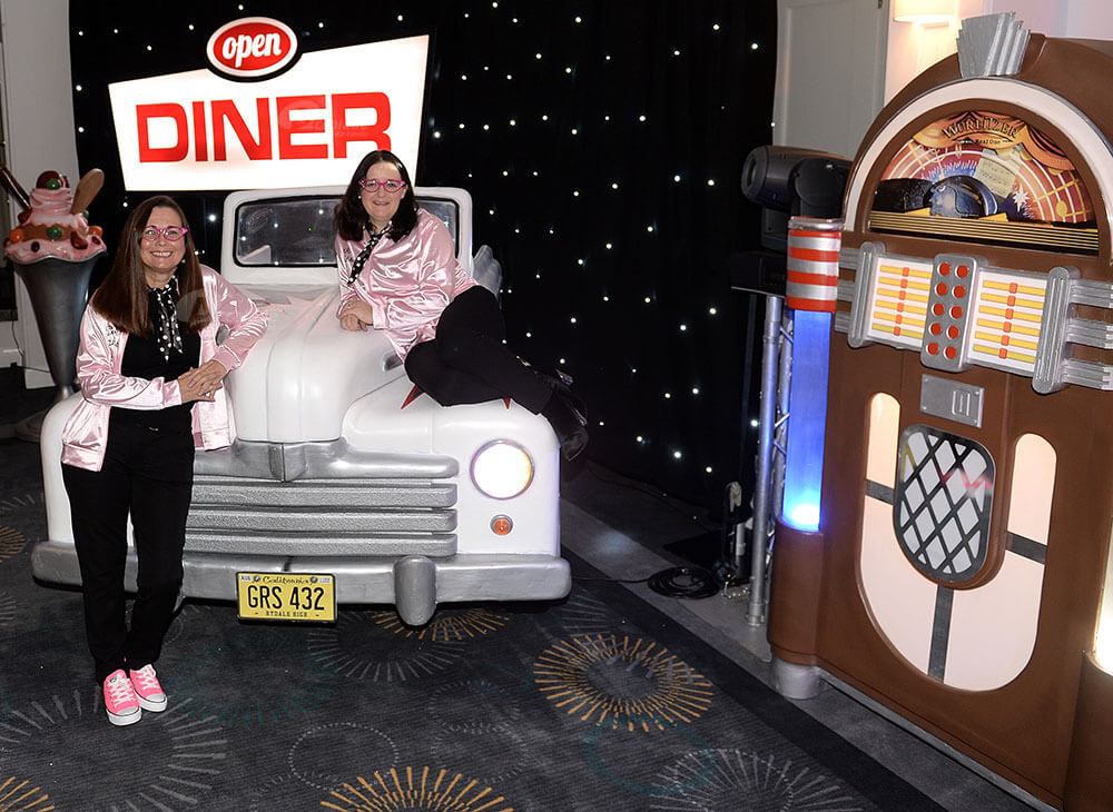 American diner themed party